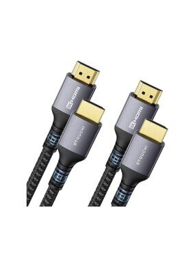Stouchi 8K HDMI 2.1 Cable 8ft (2-Pack) 48Gbps Ultra High Speed 4K@120Hz